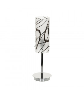 Lampe de table Hello Métal Chrome 1 ampoule 46cm