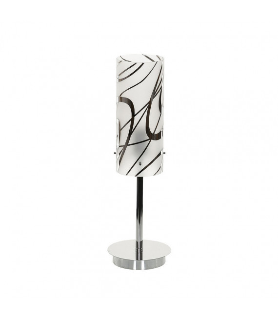 Hello Metal Chrom Tischlampe 1 Glühbirne 46cm