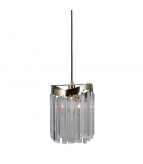 Suspension Sabrig Bronze antique 1 ampoule 120cm