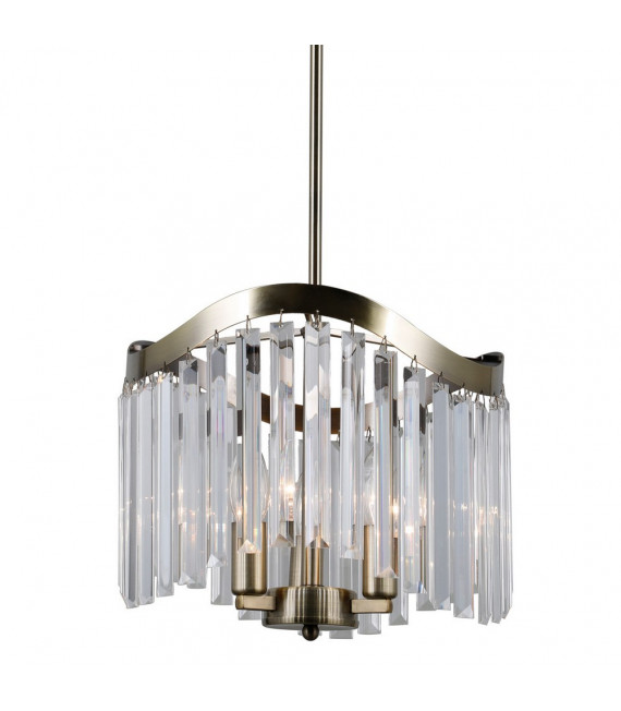 Suspension Sabrig 3 ampoules Bronze antique