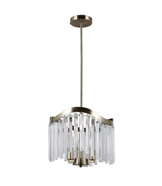 Lampada a sospensione Sabrig 3 lampadine Bronzo antico