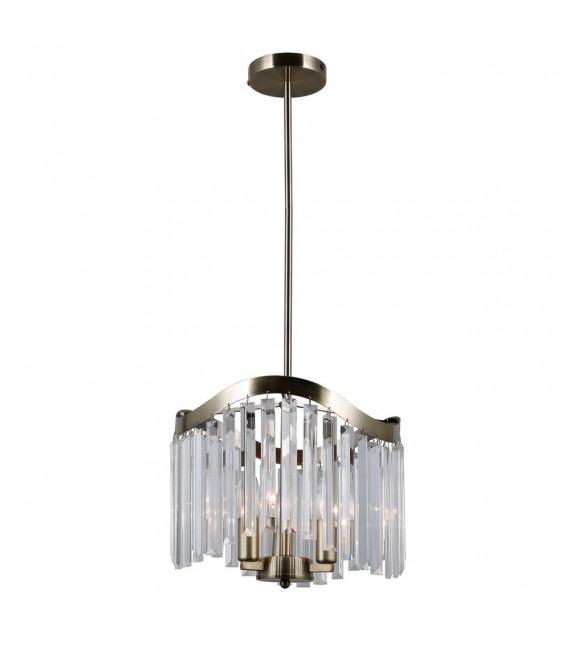 Lampada a sospensione Sabrig 3 lampadine Bronzo antico