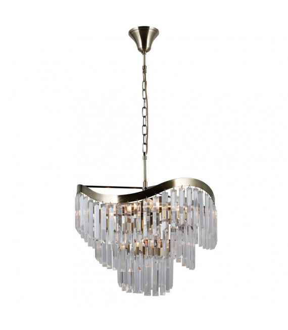 Sabrig pendant lamp 8 bulbs Antique bronze