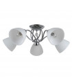 Ceiling light Lugano Chrome Steel 5 bulbs 18cm