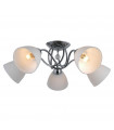 Plafonnier Lugano Acier Chrome 5 ampoules 18cm