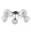 Ceiling light Masseri Chrome Steel 5 bulbs 25cm