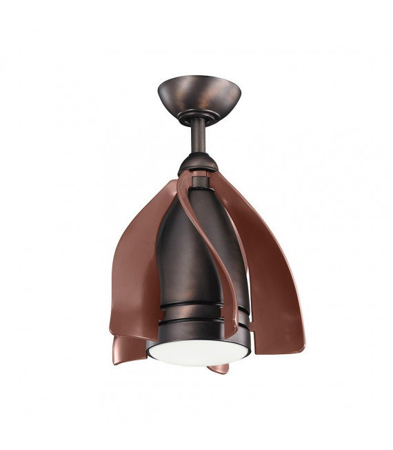 Ventilador De Techo Kichler Bronce Cepillado Al Aceite 50 Cm