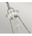 Chandelier sans abats jours Maryville Bois,acier Gris lavé 3 ampoules 49,8cm