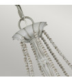 Chandelier without lampshades Maryville Wood, steel Gray washed 6 bulbs 74.3cm