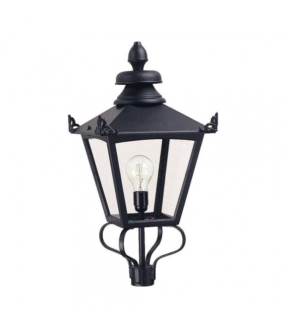 Lampadaire de jardin Grampian Noir 1 ampoule 66cm