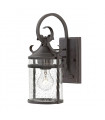 Casa garden lantern Clear glass, aluminum Aged black 1 bulb 33cm