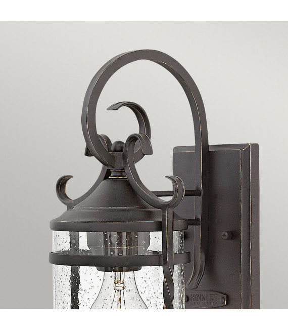 Farol de jardín Casa Vidrio transparente, aluminio Negro envejecido 1 bombilla 33cm