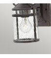 Lanterne de jardin Casa Verre transparent,aluminium Noir vieilli 1 ampoule 33cm