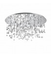 Plafonnier Design Neve Chrome 15 ampoules 31,5cm