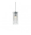 Design suspension Iguazu 1 bulb Chrome