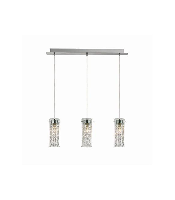 Iguazu pendant lamp 3 chrome bulbs