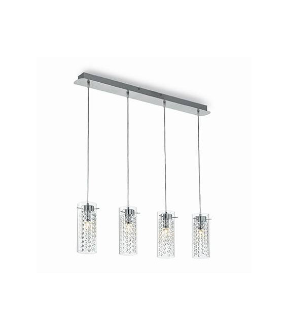 Iguazu pendant lamp 4 chrome bulbs