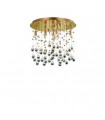 Moonlight Gold pendant lamp 8 bulbs 36cm