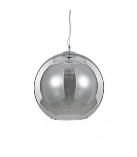 Lámpara colgante Nemo 1 bombilla Gris