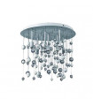 Neve pendant light white 8 bulbs 31.5cm