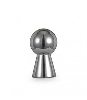 Lampe de table Birillo Gris fumé 1 ampoule 39cm
