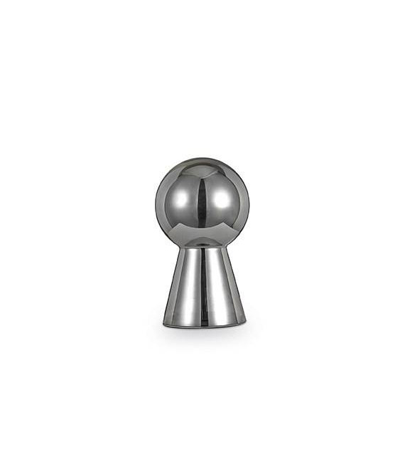 Lampe de table Birillo Gris fumé 1 ampoule 39cm