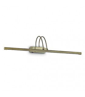 Lampada per quadri Bow Vetro oro satinato 114 lampadine 18cm