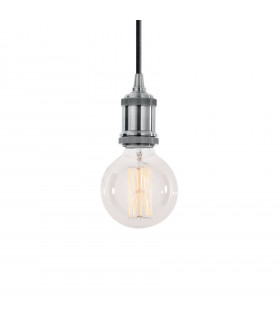 Lampada a sospensione Frida Metal Chrome 1 lampadina 30cm
