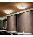 Ceiling lamp Ritz White fabric 4 bulbs 15cm