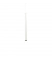 Suspension design Ultrathin Métal blanc 1 ampoule 60cm