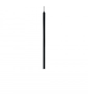 Design Pendelleuchte Ultrathin Black Metal 1 Birne 60cm