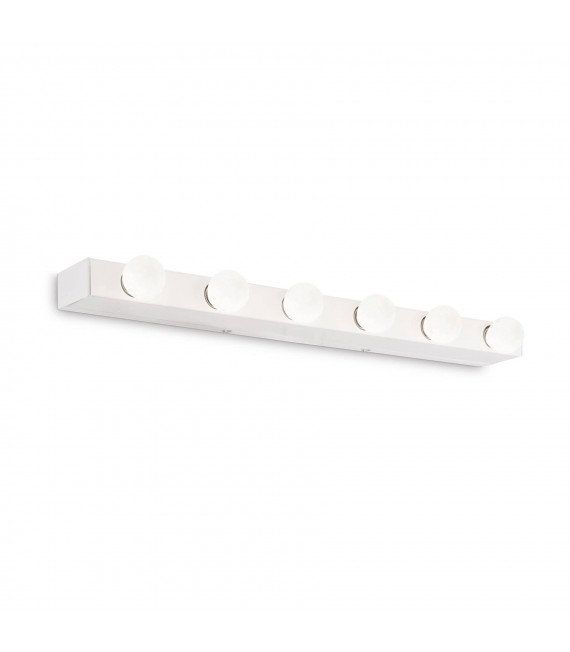 Aplique de pared Prive Metal blanco 6 bombillas 4cm