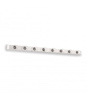Applique murale Prive Métal blanc 8 ampoules 4cm