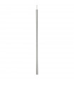 Design suspension Ultrathin Metal Chrome 1 bulb 115cm