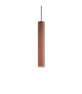Designer pendant lamp Altered Metal Look 1 bulb 56cm