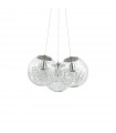 Mapa Nickel metal pendant light 3 bulbs 39cm