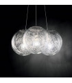 Mapa Nickel metal pendant light 3 bulbs 39cm