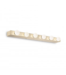 Applique murale Prive Métal Laiton 6 ampoules 4cm