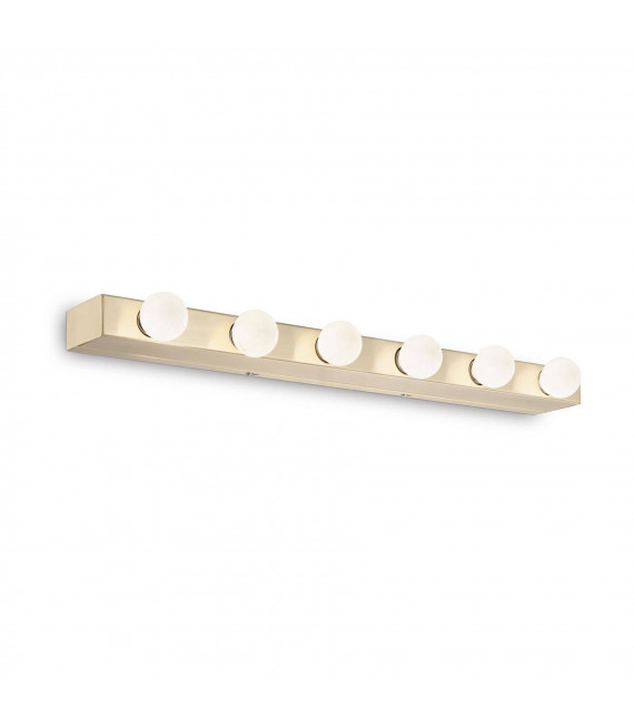Prive Metal Messing Wandleuchte 6 Glühbirnen 4cm