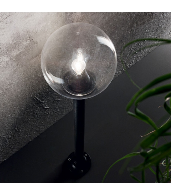 Garden bollard Classic Resin Transparent 1 bulb 130cm