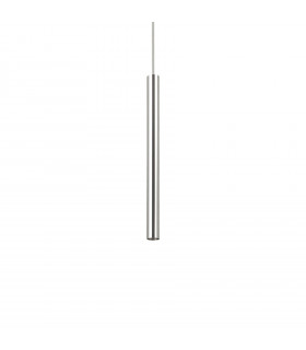 Sospensione di design Ultrasottile Metallo Cromo 1 lampadina 60cm