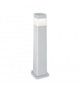 Bolardo de jardín Elisa Resina Gris 1 bombilla 80cm