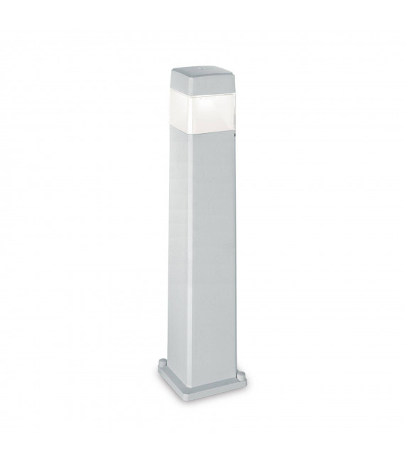 Bolardo de jardín Elisa Resina Gris 1 bombilla 80cm