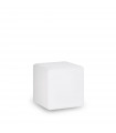Portable garden lamp Luna White plastic 1 bulb 30cm