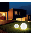 Lampe portable de jardin Sole Plastique blanc 1 ampoule 30cm