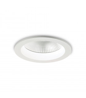 Basic recessed spotlight Aluminum white 1 bulb 8cm