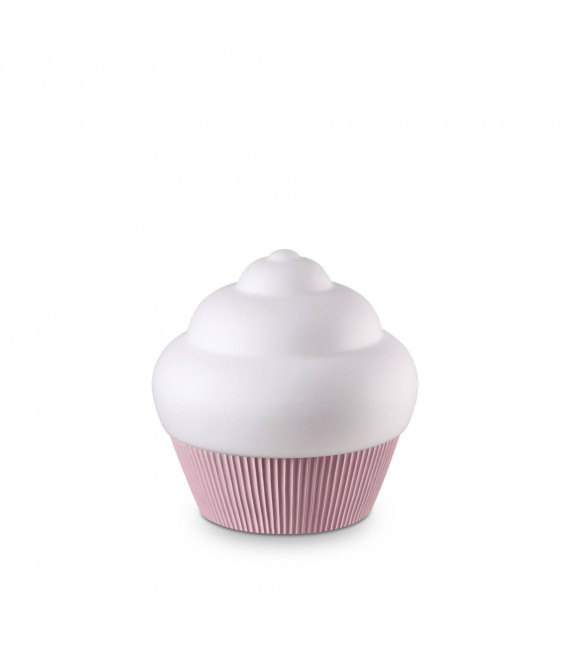 Tischlampe Cupcake Pink Metal 1 Glühbirne 33cm