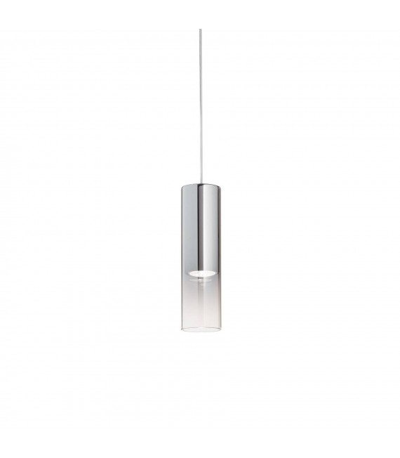 Suspension design Look Métal Ombre Chrome 1 ampoule 56cm
