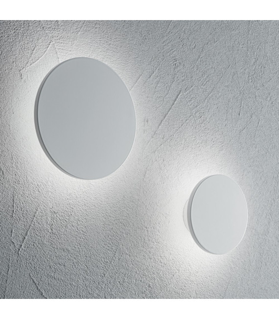 Applique Cover 1 luce in alluminio bianco