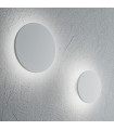 Applique murale Cover 1 ampoule Aluminium blanc
